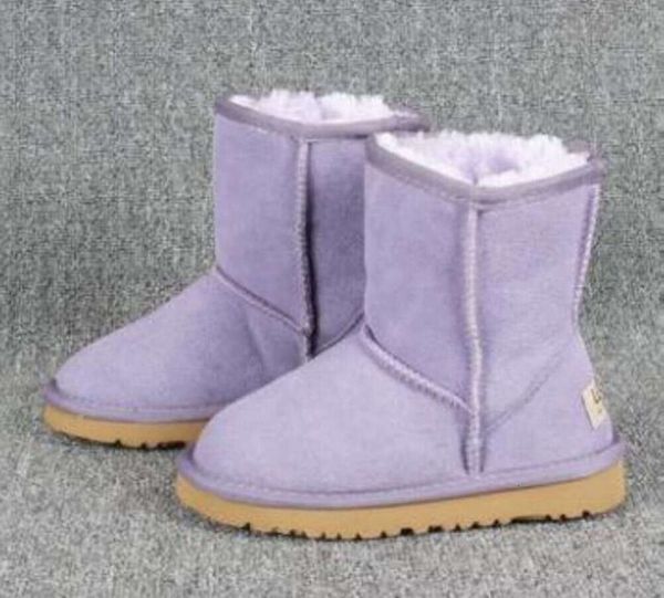 UG G VENDA Quente Nova Real Austrália uggssy de alta qualidade Criança Meninos meninas crianças bebê botas de neve quentes Estudantes Adolescentes Neve Inverno DORP grátis