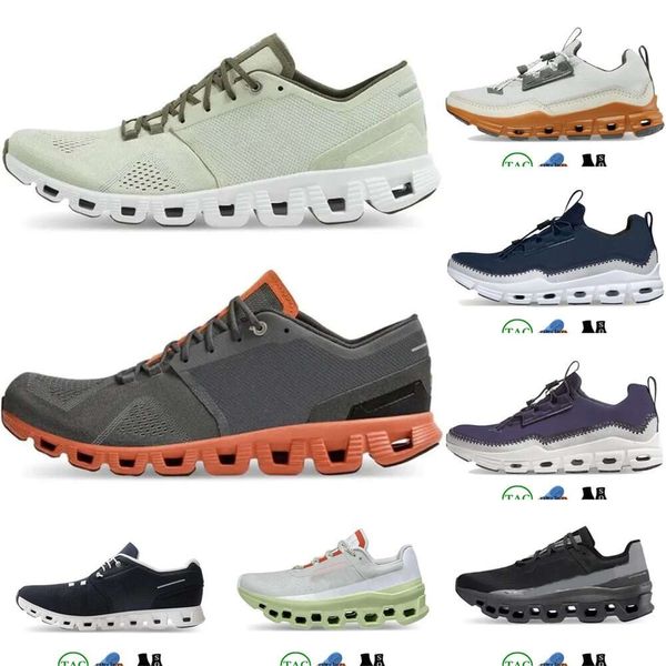 2024 auf Cloud-Schuhen auf Cloud-Wolken-Laufschuhen X Nova Oncloud Cloudmonster Cloudnova 1 3 5 All Black White Cloudsurfer Waterproof Pearl Glacier Grey Chai Magn Train