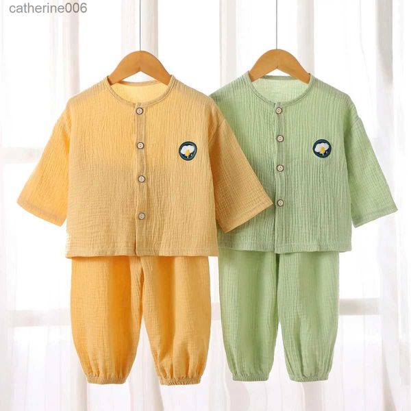 Kleidungssets Kleinkind Jungen Kleidung Frühling Sommer Mädchen Kleidung Set Baby Mädchen Pyjamas Set Kinder Kleidung Nachtwäsche Jungen Homewear Infant OutfitsL231202