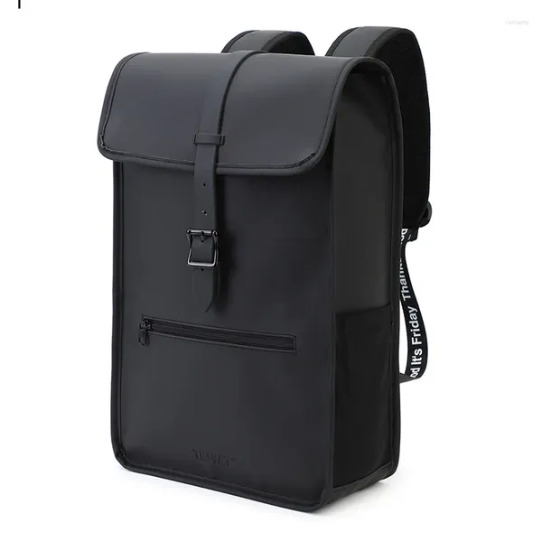 Rucksack Multifunktionale Wasserdichte Männer Luxus Campus Schultasche Business Leder Rucksäcke Reisen 15,6 Zoll Laptop Tasche Für