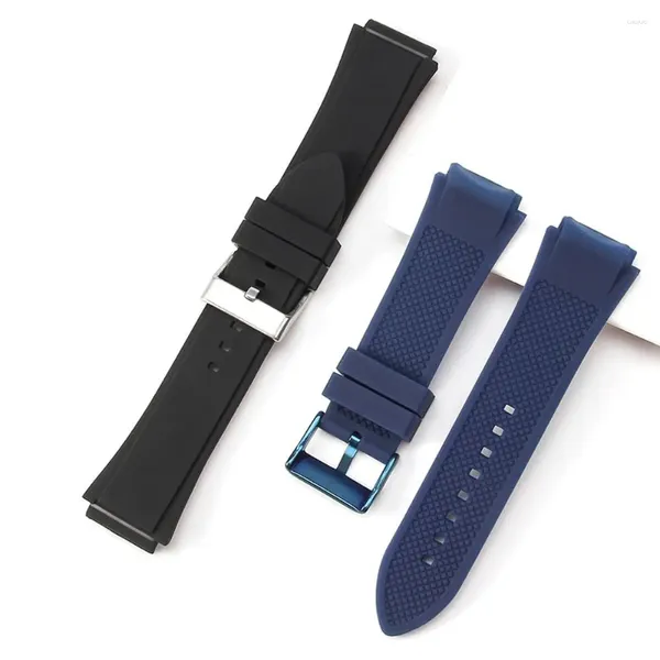 Assista Bandas Sports Silicone Strap Homens Mulheres Pin Buckle Band Soft Watchband para Gues U0247G3 W1058G2 W0040G3 Acessórios