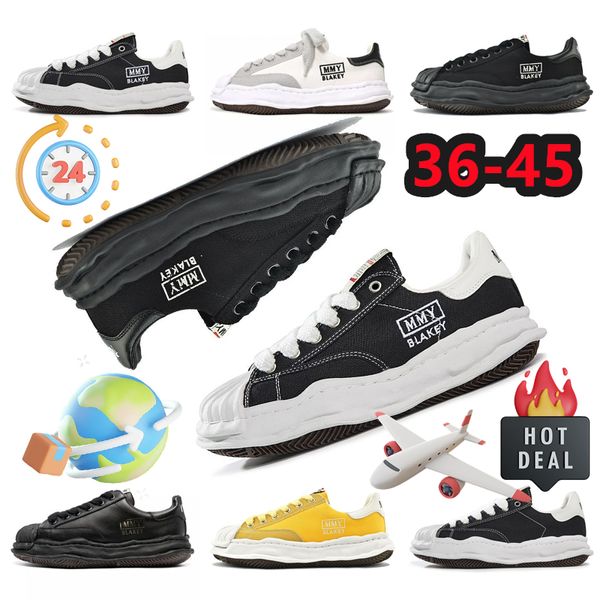 Tasarımcı Eğitmenler Mmy Çözünen Ayakkabı Kadınlar Erkek Spor ayakkabı platformu Spor Sneaker Deri Eğitmeni Mihara Yasuhiro Kalın Solged Lovers 'Daddy Sports Sports Casual Board Shoe