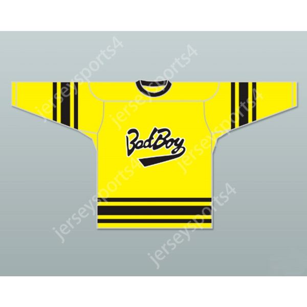 Notorious personalizzato B.I.G.97 Bad Boy Yellow Hockey Jersey Nuovo Top ED S-M-L-XL-XXL-3XL-4XL-5XL-6XL