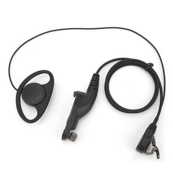 Fone de ouvido em forma de D Walkie-talkie Ptt Fone de ouvido universal confortável adequado para Motorola Xpr6500