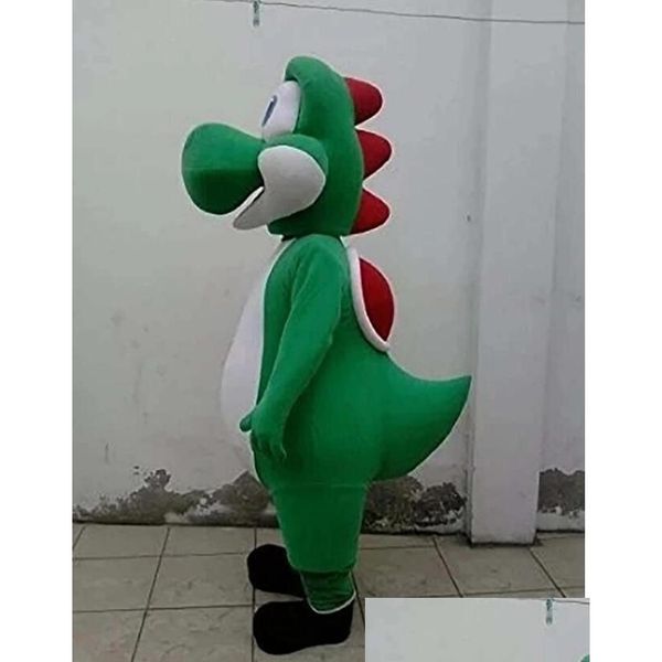 Одежда из мультфильма Adt Yoshi Костюмы Талисмана Хэллоуин Необычные Вечерние Платье Персонаж Карнавал Рождество Пасха Реклама Костюм На День Рождения Dro Otqg8