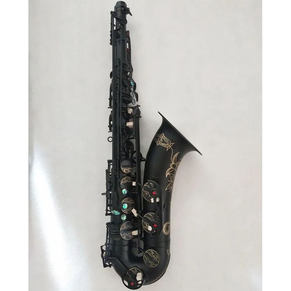 Sax tenore professionale dalle prestazioni eccellenti B Flat Tune musicale Nuovo sassofono tenore T-992 in oro nero di migliore qualità