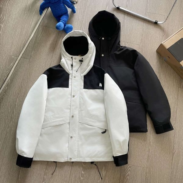 Jaqueta masculina jaqueta tempestade inverno novo à prova de vento à prova d'água estilo designer moda personalidade espessada homens e mulheres com o mesmo estilo de casal