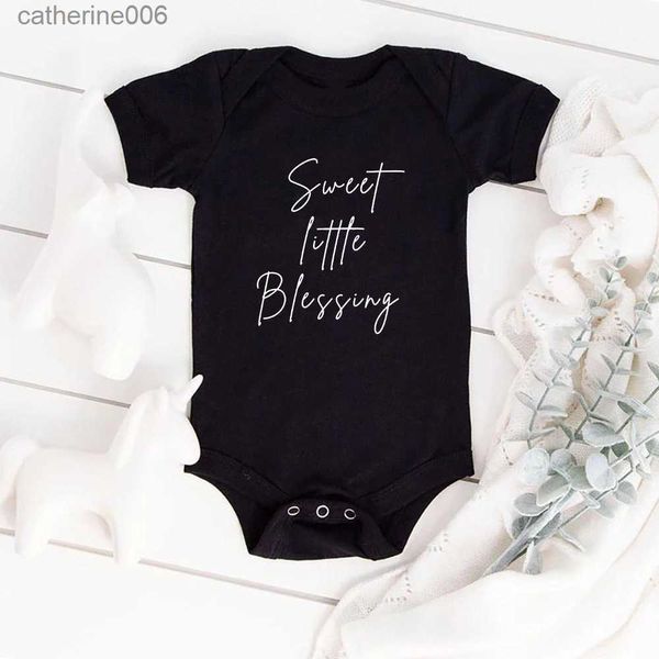 Kleidung Sets Sommer süßer kleiner Segen Säugling Säugling 100% Baumwolle Baby Gegenstände Neugeborene Baby Stuff Bodysuit