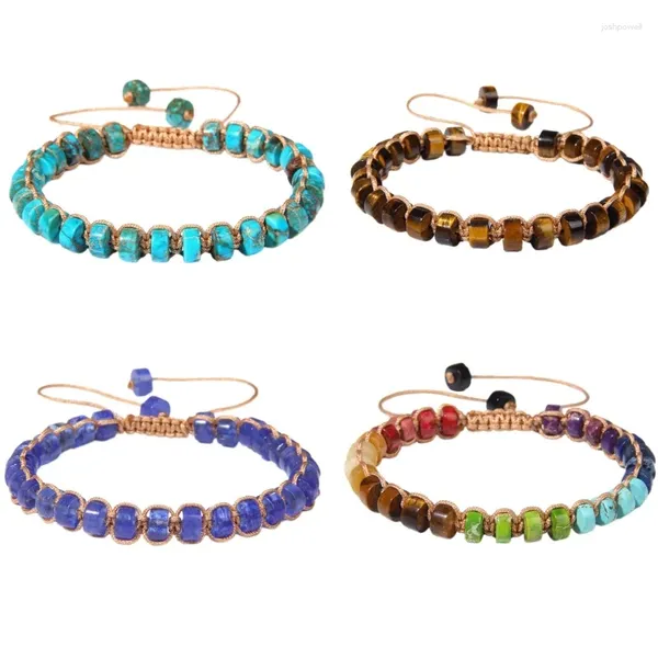 Braccialetti con ciondoli Braccialetti disegnabili intrecciati a mano regolabili alla moda Braccialetti con corda da tiro bohemien Gioielli per tutte le occasioni Dropship