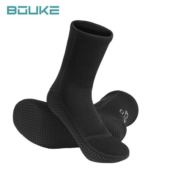Spor çorapları 3mm neopren dalış çorapları kaymaz yetişkin sıcak wetsuit ayakkabıları dalış Sörf botları erkekler için botlar yüzmek 231201