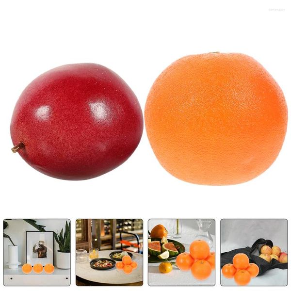 Decorazione per feste 8 pezzi di frutta giocattolo in schiuma di frutta modello decorativo ad alta densità