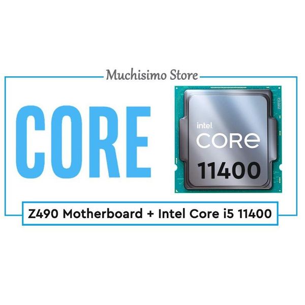 Мониторы Intel Core I5 11400 Combo 1200 Msi Z490 Игровая материнская плата Процессор Lga1200 Ddr4 Комплект материнской платы для настольных ПК Прямая поставка Компьютеры Net Dhmnl