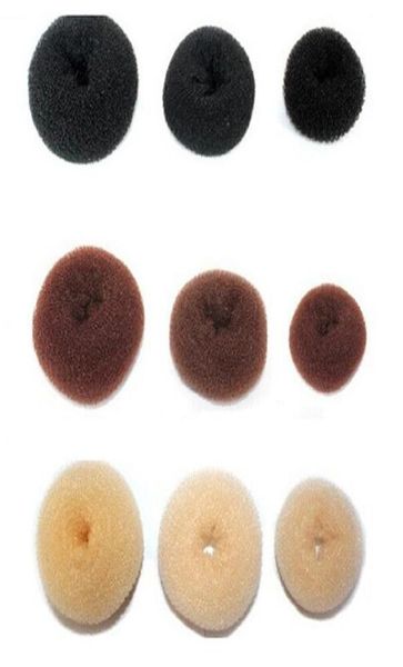 Elastico volumizzante per capelli, ciambella, stile chignon, Scrunchy Poof, Bump It Snooki5882542