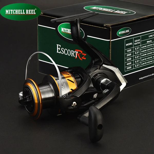 Mulinelli da pesca a mosca2 MITCHELL REEL Mulinello da spinning 10007000 Bobina in metallo Mulinelli per carpe d'acqua dolce e salata Pesca 231202