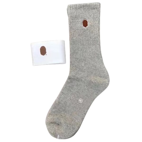 Großhandel Affenkopf bestickt Witner Herren dicke warme Wollsocken Vintage Weihnachtssocken farbige Socken Geschenk k4