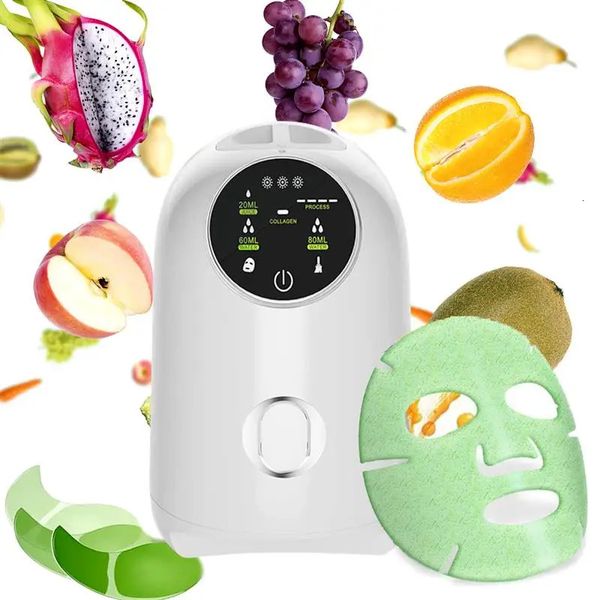 Dispositivos de cuidados faciais DIY Mask Maker Máquina Automática de Frutas Vegetais Máscara Colágeno para Grávida Hidratante Anti Envelhecimento Beleza Cuidados com a Pele Ferramenta 231201