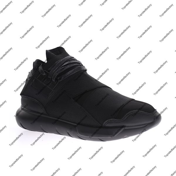 Scarpe da corsa Yohji Qasa High Triple nere per uomo Scarpe sportive Yamamoto Sneakers da donna Atletica leggera da uomo Boost Scarpe da ginnastica da donna IF5505