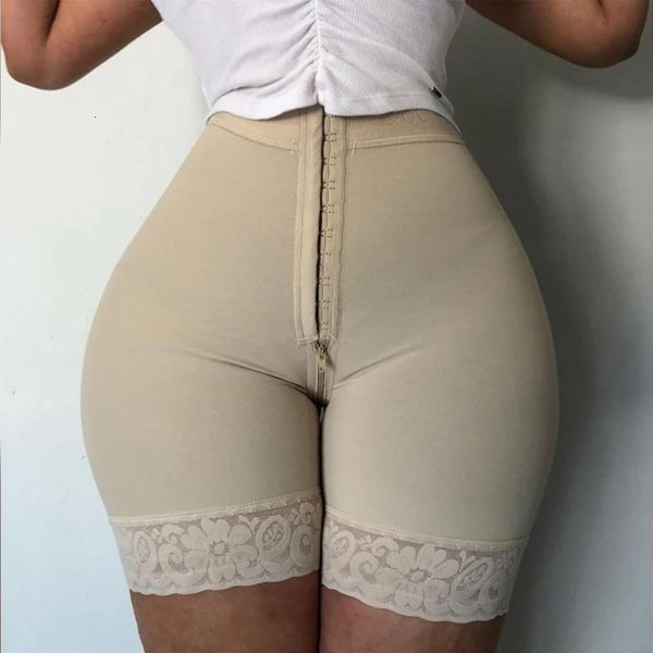 Arm Shaper Bbl Shorts Faja Frauen Body Shaper Hohe Taille Bauch Steuer Höschen Gürtel Wear Abnehmen Unterwäsche Engen Bauch Korsett 231202