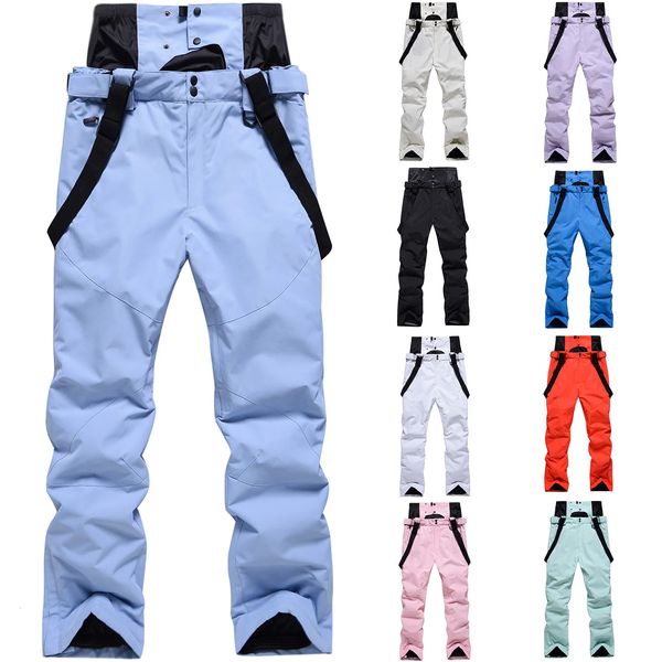 Skifahren BIB Hose Unisex Ski Winddicht Wasserdicht Snowboarden Winter Outdoor Warm Schnee Sport Männer Frauen Ausrüstung 231202