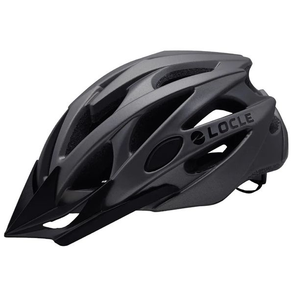 Capacetes de ciclismo Capacete de ciclismo Locle Homens do capacete de bicicleta de óculos magnéticos com capacete de bicicleta de montanha de viseira removível M/L/XL 231201