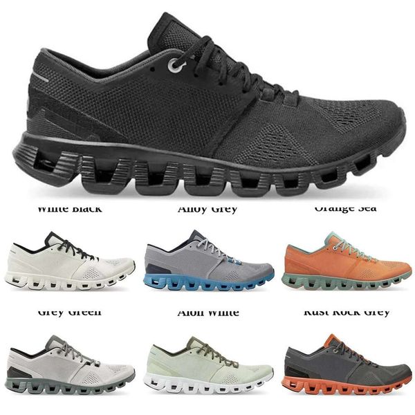 Top on Cloud Shoes Cloud X1 Laufschuhe für Männer Frauen Schwarz Asphalt Grau Alon Weiß Niagara Blau Orange Meer Grün Storm Tide atmungsaktive Herren-Sneaker Lifestyle-Sport