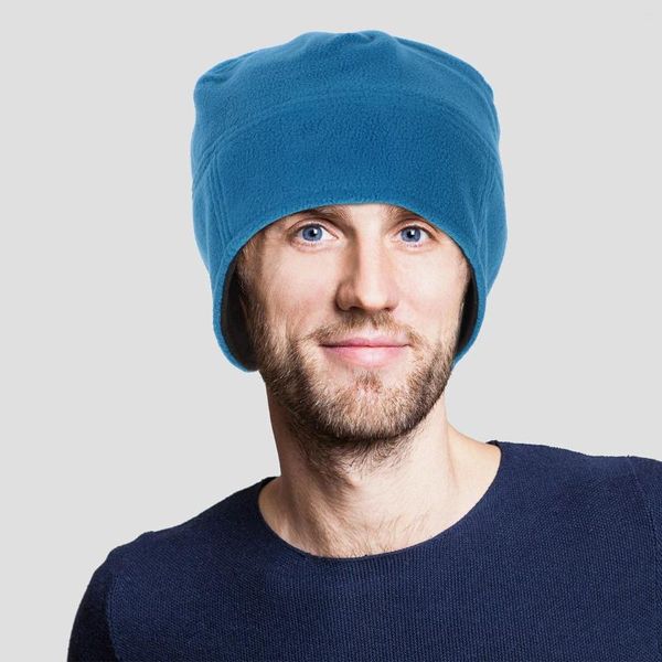 Set da corsa Cofano da uomo Berretto Cappello Orecchio Antivento Caldo portatile Inverno Addensato Poliestere (fibra di poliestere) Equipaggiamento da uomo Addensato