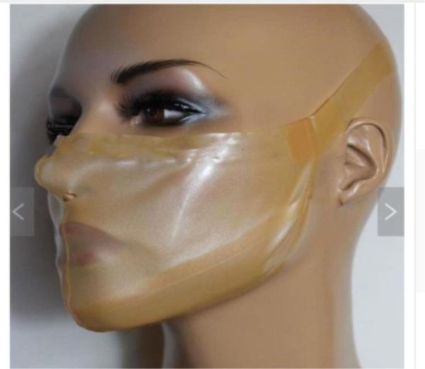 100 transparente Latex-Haubenmasken, Halloween-Haubenmasken, Gummimasken, Kostüme, Requisiten 6852101