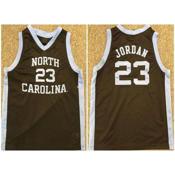 Nikivip Michael MJ # 23 North Carolina Tar Heels College 1982 Maglia da basket retrò Uomo Ed Personalizzato Qualsiasi numero Nome maglie