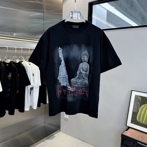 Designer Neues Top Sommer Loses T-Shirt Mode Freizeithemd Luxuskleidung Straße Süßes Hemd Herren Damen Hochwertiges neutrales Paar T-Shirt SS7