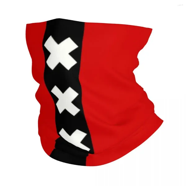 Bandanas Holland Amsterdam Flagge Winter Stirnband Halswärmer Damen Herren Ski Camping Schlauchschal Niederlande Gesicht Bandana Gamasche