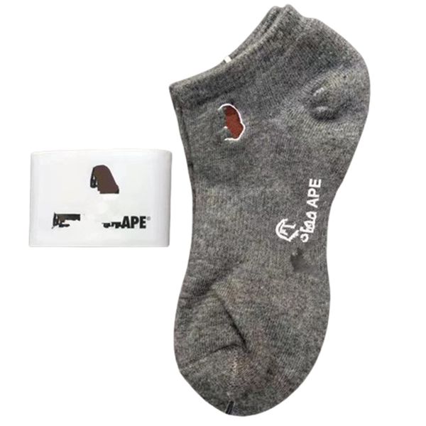 Großhandel Affenkopf bestickt Witner Herren dicke warme Wollsocken Vintage Weihnachtssocken farbige Socken Geschenk k7