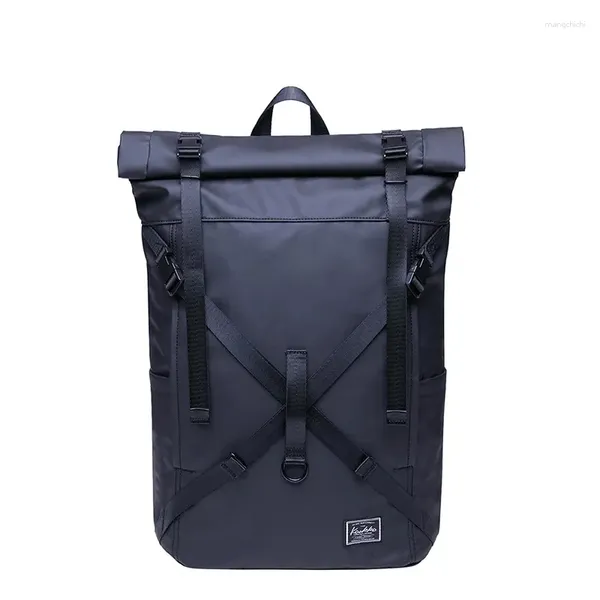 Rucksack Herren Roll Top 15 Zoll Laptop wasserdichte Rucksäcke für Teenager Schultasche Geschäftsreisen Campingtaschen mit großer Kapazität