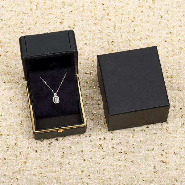 Ketten London England Schmuck hochwertige 925 Splitter Zuckerwürfel Halskette für Frauen charmantes Geschenk höher