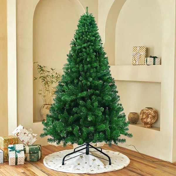 Decorazioni natalizie 45/60 cm albero artificiale verde PVC premium natalizio con treppiede in metallo Decor El Home Outdoor