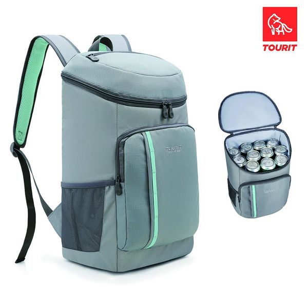 Sacos de noite Térmico Mochila TOURIT Picnic Cooler Bag Refeição de grande capacidade com abridor de garrafas à prova de vazamento isolado 231201