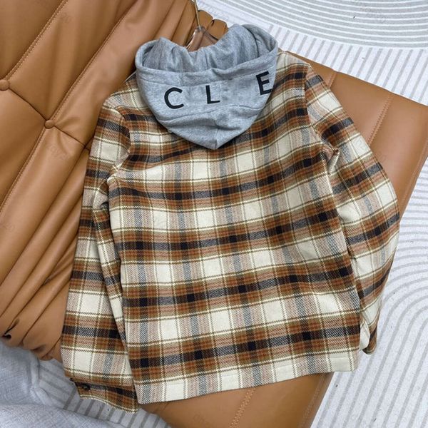 Cappotto casual in cotone di lusso giacca firmata camicia invernale a maniche lunghe ce plaid jacquard piumini tech felpa con cappuccio moda hip-hop uniforme da baseball