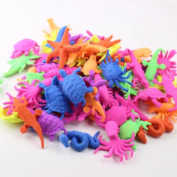 Bomboniera 20 pezzi Simpatici animali Rigonfiamento dell'oceano Giocattoli magici che crescono in acqua Sfusa Regalo di compleanno per bambini Baby Shower Bomboniere per gli ospiti Pinata