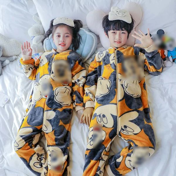 Пижамы детские пижамы динозавр для детей животное мультфильм одеяло шпалы детский костюм зимние пижамы для мальчиков и девочек фланелевая пижама 231202