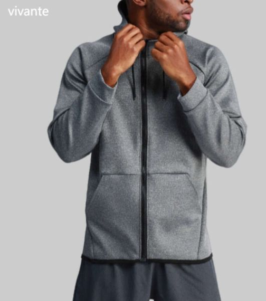 Yeni yoga fermuarlı kapşonlu ceket gündelik uzun kollu açık jogger kıyafet fitness spor çift taraflı fırçalanmış kumaş malzeme dış giyim patlayıcı t-shirt