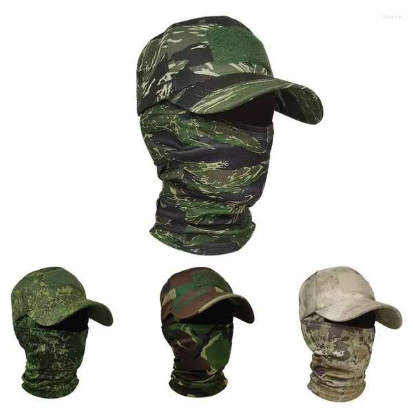 Beralar Askeri Şapka Bisiklet Balıkçı Eşarp Headgear Taktik Yüz Maskesi Balaclava Motosiklet Avcılığı CS Hood Meapwear Güneş Koruma