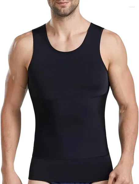 Damen Shapers Herren Schlankheits-Body Shaper Kompressions-Tank-Top Unterhemd Shapewear