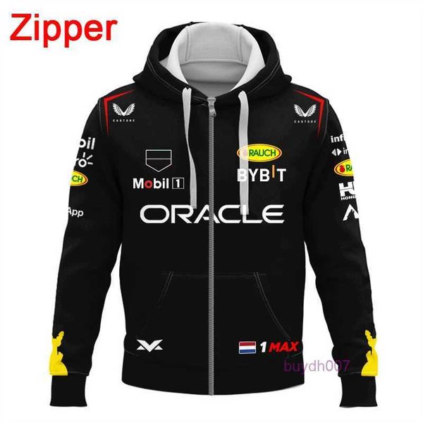 Herren Hoodies 2023/2024 Neue F1 Formel 1 Racing Team Sweatshirts Fans Männer Reißverschluss Max 1 Checo 11 Fahrer Schwarz Übergroße Frühling Herbst Kinder Kleidung Mantel 6xl 7szh