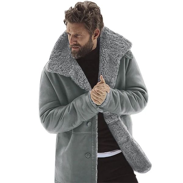 Женские куртки мужские зимние пальто куртка из овчины теплая шерстяная подкладка горный искусственный ягненок свободная мода высокое качество падение 231201