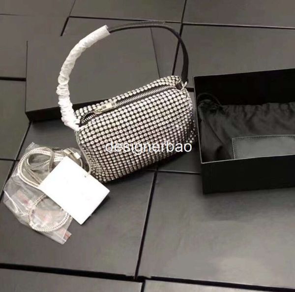 Borse da sera Borse di lusso firmate da donna formali di alta qualità Bling Buling Borsa a tracolla da donna con strass per cena