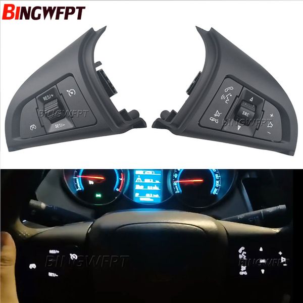 Araba Direksiyon Simidi Düğmesi Medya Telefonu Chevrolet Cruze için Bluetooth Volume Anahtar