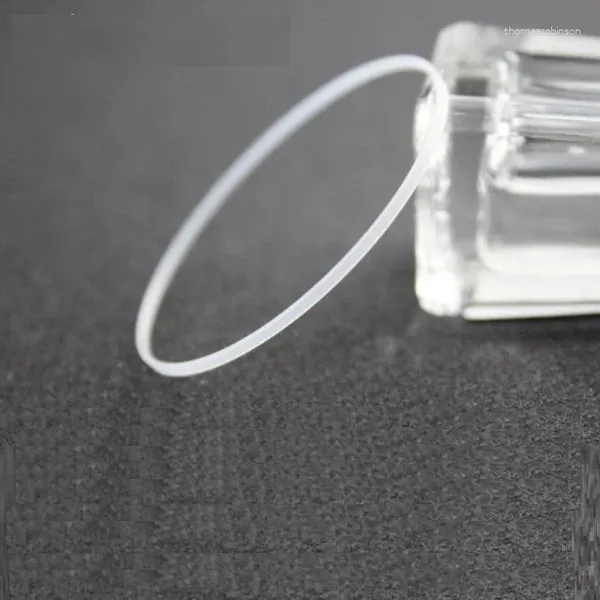 Kits de reparo de relógio, anel i à prova d'água de 1.20mm de altura, 26mm a 35.5mm de diâmetro interno, junta de plástico, 0.5mm de largura para vidro redondo de cristal w8146