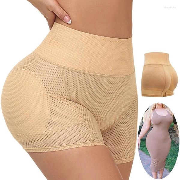 Frauen Shapers Hip Enhancer Invisible Lift BuLifter Hohl Atmungsaktive Shaper Polsterung Höschen Push-Up Unten Nahtlose Sexy Shapewear Höschen