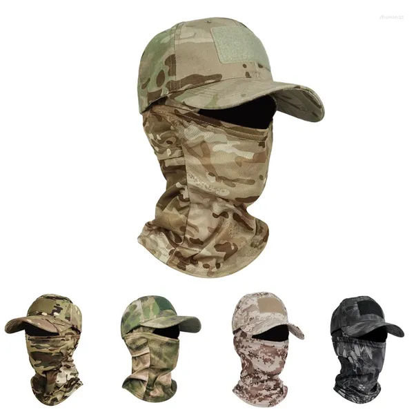 Beralar Moda Kamuflaj Bisiklet Balıkçı Eşarp Headgear Yüz Maskesi Balaclava Motosiklet Avcılığı CS Hood Meapwear Taktik Şapka