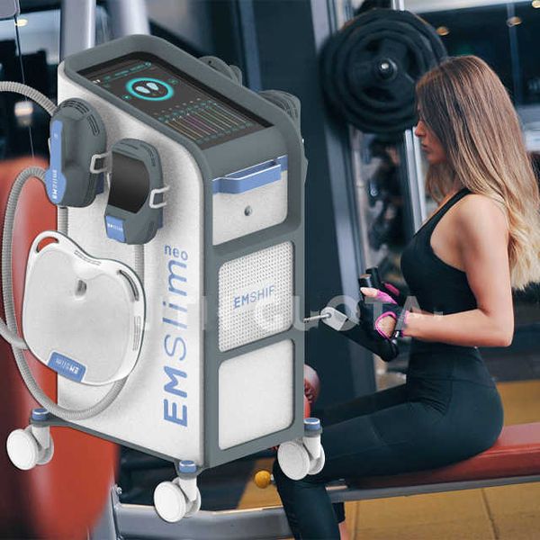 Обновление 2024 HI-EMT NEO EMS Оборудование для похудения Формирование тела Уменьшение наращивания мышечной стимуляции Машина Emslim Делает тело стройнее и сильнее