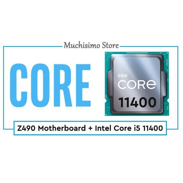 Мониторы Intel Core I5 11400 Combo 1200 Msi Z490 Игровая материнская плата Процессор Lga1200 Ddr4 Комплект материнской платы для настольных ПК Прямая поставка Компьютеры Net Otm4O